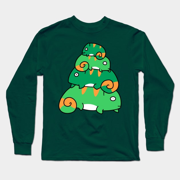 Chameleon Stack Long Sleeve T-Shirt by saradaboru